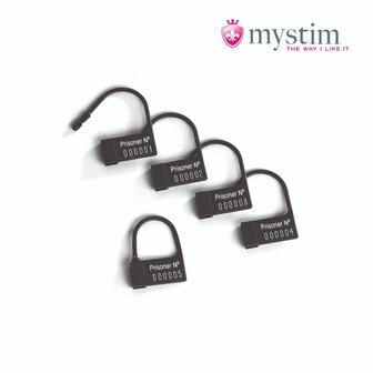 Mystim - Electrosex - Pubic Enemy No 3 Electro Cock Cage met Ball Squeezer