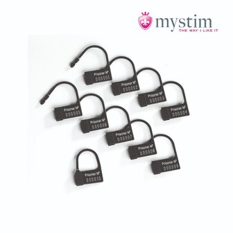 Mystim - Electrosex - Pubic Enemy No 3 Electro Cock Cage met Ball Squeezer