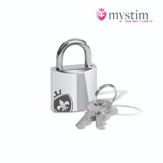 Mystim - Electrosex - Pubic Enemy No 3 Electro Cock Cage met Ball Squeezer