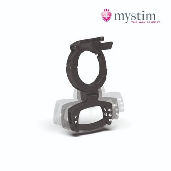 Mystim - Electrosex - Pubic Enemy No 3 Electro Cock Cage met Ball Squeezer