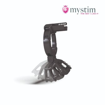 Mystim - Electrosex - Pubic Enemy No 3 Electro Cock Cage met Ball Squeezer