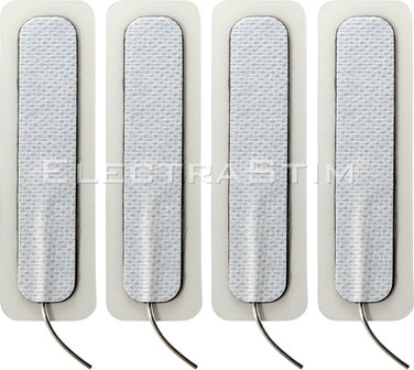 ElectraStim - Electrosex - Lange Geleidende E-stim Electrodes - 4 stuks