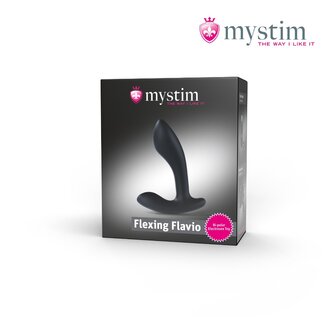 Mystim - Electrosex - Flexing Flavio - E-stim Prostate Stimulator - Black