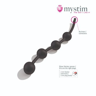 Mystim - Electrosex - Booty Garland - Anaal Kralen - Large