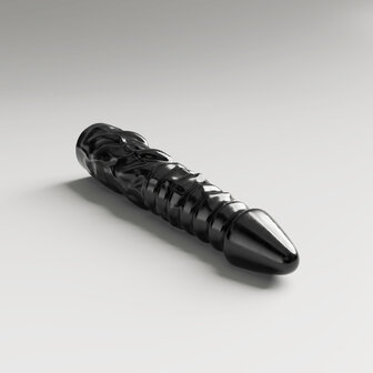 All Black Stero&iuml;d - Allez - Dildo - 34 x 7 cm - Zwart