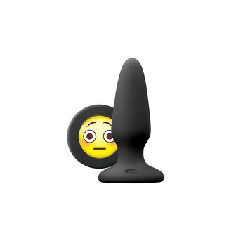 Moji&#039;s - OMG - Buttplug met Emoji - Medium - Zwart