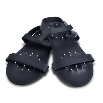 Black Label - Vampier Sandalen - Met Stompe Punten