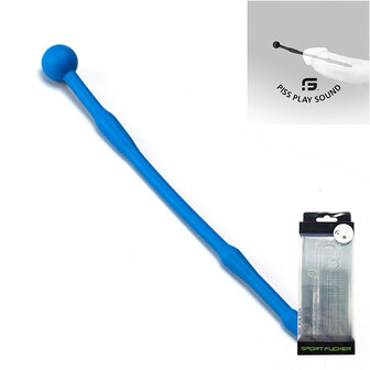 Sport Fucker - Piss Play Sound  - Holle Dilator - 18.42 cm - Blauw