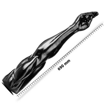 DEEP&#039;R - Mega Muscle Fist - Zwart - 69.00 cm x &Oslash; 6.50 cm