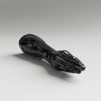 All Black Stero&iuml;d - Breaststroke - Dildo - 40 x 7.6 cm - Zwart