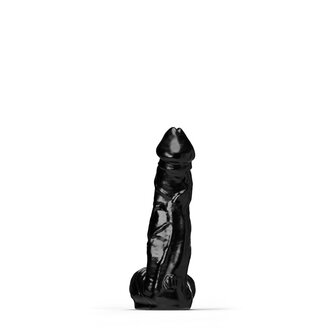 All Black Stero&iuml;d - Bodybuilder - Dildo - 33 x7 cm - Zwart