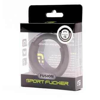 Sport Fucker - Fusion Ring - Siliconen Cockring met RVS binnenring - X-Large