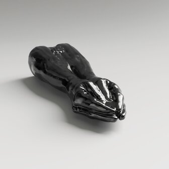 All Black Stero&iuml;d - The Diver - Dildo - 34,5 x 11,5 cm - Zwart