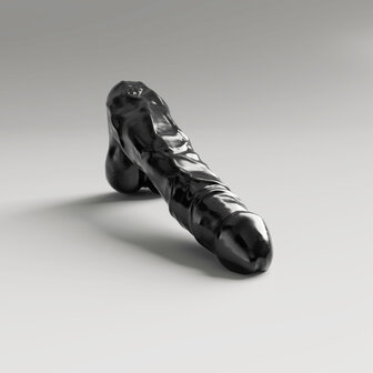 All Black Stero&iuml;d - The Coach - Dildo - 30x 6,9 cm - Zwart