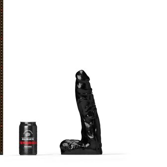 All Black Stero&iuml;d - The Coach - Dildo - 30x 6,9 cm - Zwart