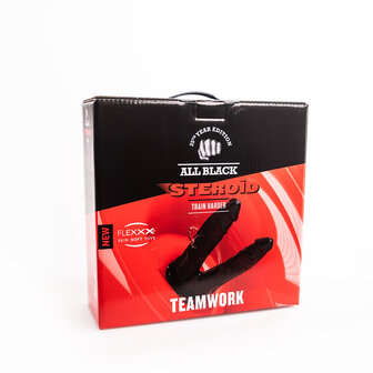 All Black Stero&iuml;d - Teamwork - Dildo - 34,5 x  7,2 cm - Zwart