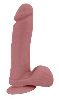 BP Toys - Dildo - Dildo Met Balzak - Lichte Huidskleur - 20 cm