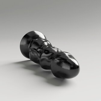 All Black Stero&iuml;d - Shuttlecock - Dildo - 24 x 9 cm - Zwart