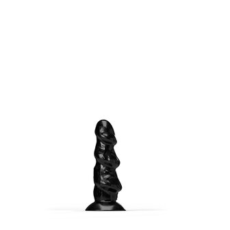 All Black Stero&iuml;d - Shuttlecock - Dildo - 24 x 9 cm - Zwart