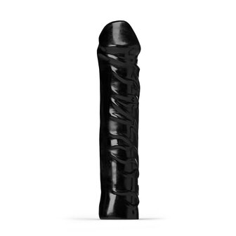 All Black Stero&iuml;d - The Home Stretch - Dildo - 50 x 11,5 cm - Zwart