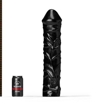 All Black Stero&iuml;d - The Home Stretch - Dildo - 50 x 11,5 cm - Zwart