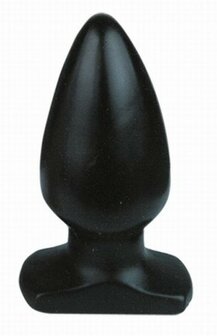 BP Toys - Buttplug - Medium - Zwart - 9 cm - &Oslash; 54 mm