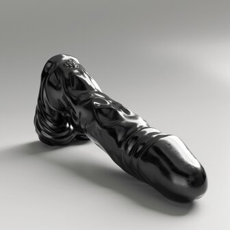 All Black Stero&iuml;d - The Referee Dildo - 45 x 9,5 cm - Zwart