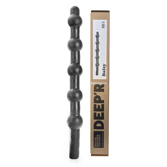 DEEP&#039;R - Balsy  - XXL Anaal Kralen - Zwart - 70 cm - &Oslash; 4.00 tot 7.00 cm