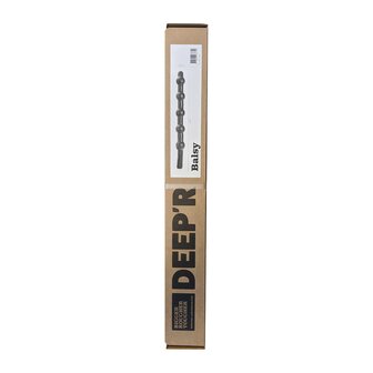 DEEP&#039;R - Balsy  - XXL Anaal Kralen - Zwart - 70 cm - &Oslash; 4.00 tot 7.00 cm