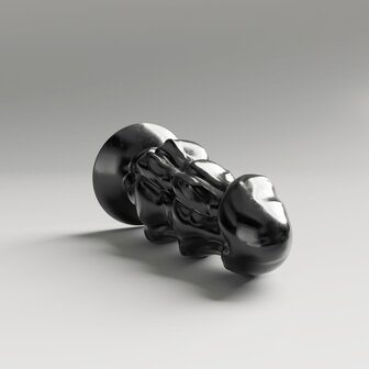 All Black Stero&iuml;d - The Rally - Dildo - 28 x 11,4 cm - Zwart