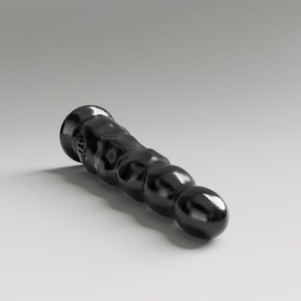 All Black Stero&iuml;d - The Javelin - Dildo - 38 x 9,1 cm - Zwart