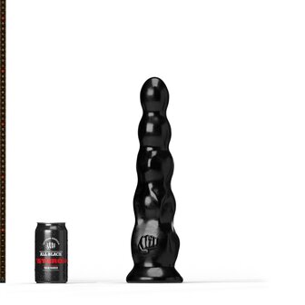 All Black Stero&iuml;d - The Javelin - Dildo - 38 x 9,1 cm - Zwart