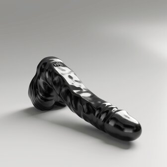 All Black Stero&iuml;d - The Jock - Dildo - 26,5 x 5 cm - Zwart