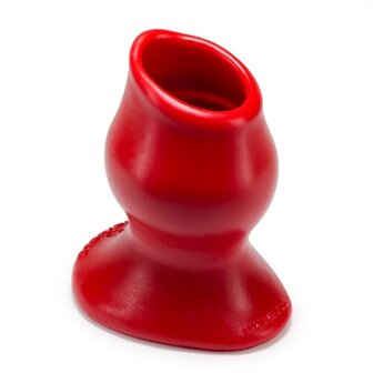 Oxballs - Pighole 2 - Holle Buttplug - Rood - Maat M