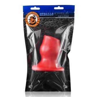 Oxballs - Pighole 1 - Holle Buttplug - Rood - Maat S