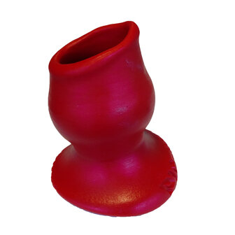 Oxballs - Pighole 5 - Holle Buttplug - Rood - Maat XXL