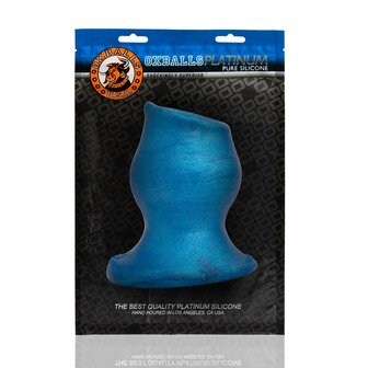 Oxballs - Pighole 5 - Holle Buttplug - Blauw - Maat XXL