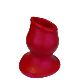 Oxballs - Pighole 4 - Holle Buttplug - Rood - Maat XL