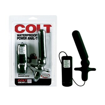 Colt - Waterproof Power Anal-T - Anaal Vibrator - Zwart