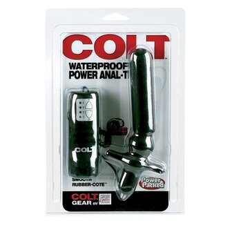 Colt - Waterproof Power Anal-T - Anaal Vibrator - Zwart