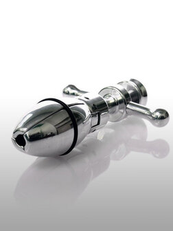 Black Label -  The Ultimate Asslock - Anale Kuisheid Buttplug met slot - RVS