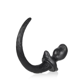 Oxballs - Pug - Puppy Tail Buttplug - Zwart - Small