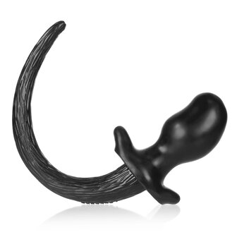 Oxballs - Pug - Puppy Tail Buttplug - Zwart - Small