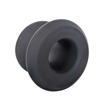 Brutus - Gobbler - Silicone Tunnel Plug - Buttplug - Siliconen - Zwart - Maat L