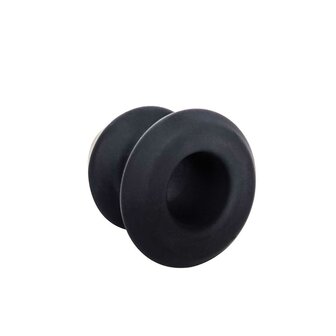 Brutus - Gobbler - Silicone Tunnel Plug - Buttplug - Siliconen - Zwart - Maat S