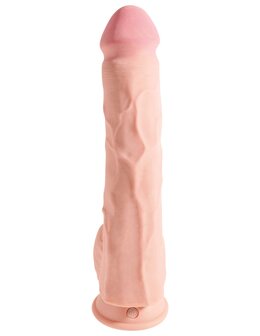 Pipedream - King Cock - Triple Density Dildo met Balzak - 30,5 cm