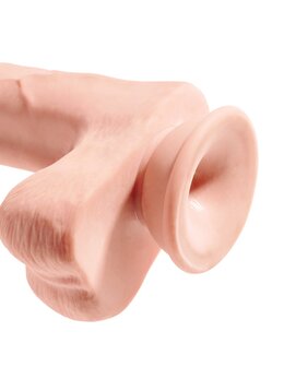 Pipedream - King Cock - Triple Density Dildo met Balzak - 30,5 cm