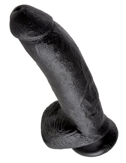 Pipedream - King Cock - Dildo met Balzak - 23 cm - Zwart