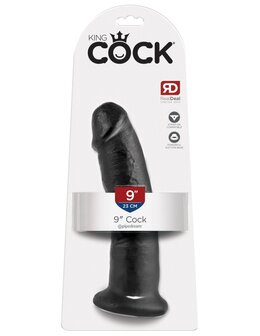 Pipedream - King Cock - Dildo - 23 cm - Zwart