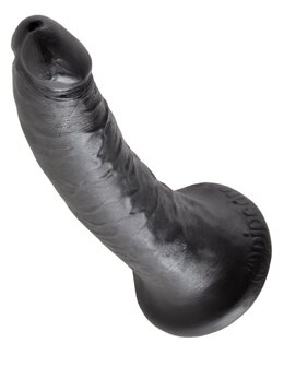 Pipedream - King Cock - Dildo - 18 cm - Zwart